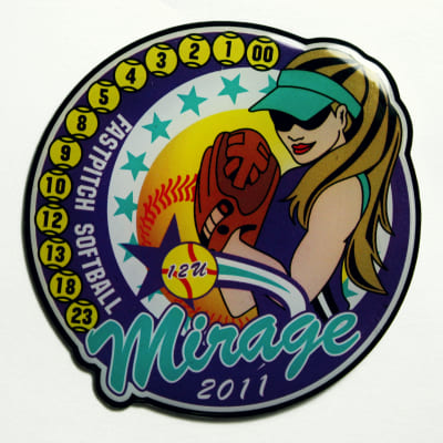 mirage 12u softball pin