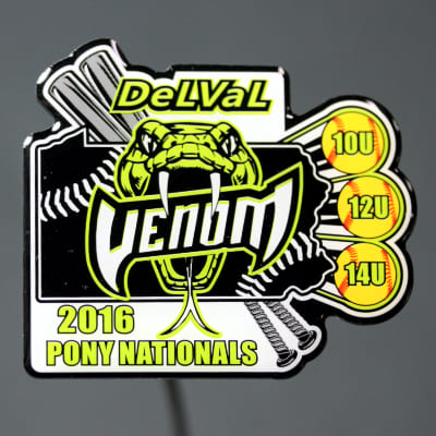 delval venom pony national baseball pin