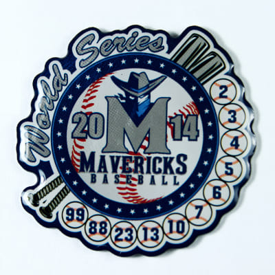mavericks 2014 baseball pin