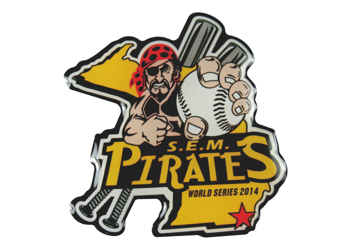 Pirates baseball pin