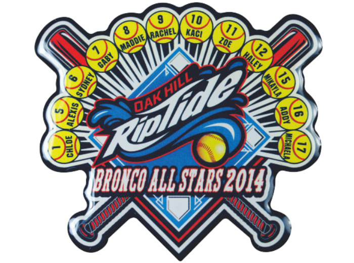 softball trading pin 2015