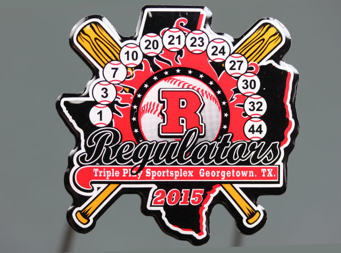 regulators triple play 2015 baseball pin